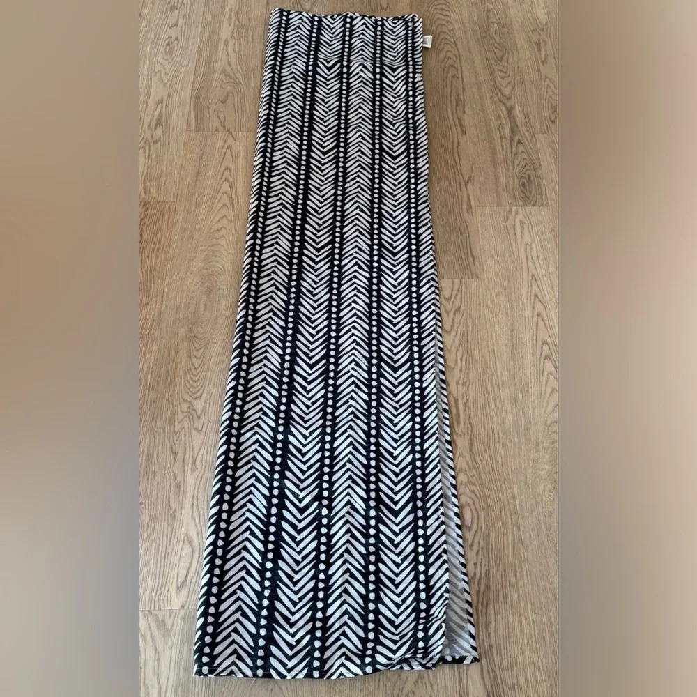 Black and White Fabric Shower Curtain